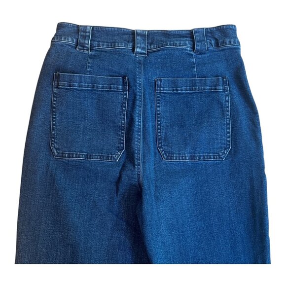 Bagatelle Wide Leg Jeans Sz 31 High Rise Flare Denim Y2K 90s Vibes Stretch - Picture 7 of 10